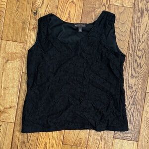 Dana Buchman Black Lace Tank Top